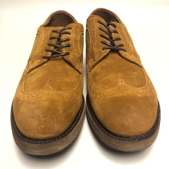 Frye Mens Suede Wingtip Dress Shoes - Picture 11 of 16